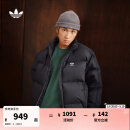 adidas 600蓬保暖鸭绒羽绒服面包服男女阿迪达斯官方三叶草 黑色 L