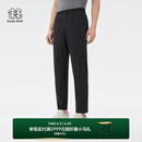 KOLON SPORT/可隆梭织长裤 男子防泼水防风防晒合身户外轻量运动休闲裤 LHLP5MN123-BK 黑色 XL 180/86A