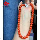 DOLP珊瑚手链大气手串 洋红名媛女神气质生日本命年妈妈礼品首饰 5毫米项链附证书