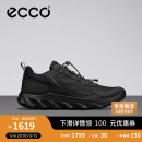 爱步（ECCO）运动鞋男 网面透气轻盈户外休闲跑步鞋 驱动系列820264 黑色42