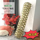 竹夫人抱枕手工竹竹编竹夹膝抱节君 夏天清凉手工竹抱枕 产地直销 大号长110cm 宽16cm