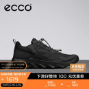 爱步（ECCO）运动鞋男 网面透气轻盈户外休闲跑步鞋 驱动系列820264 黑色43