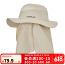 迪卡侬太阳帽夏折叠透气遮脸户外出游骑行大沿防晒帽-4318253