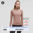 lululemon丨It's Rulu 女士跑步半拉链衫 LW3IMNS 暮光玫瑰棕 M