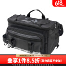 达亿瓦（DAIWA） 路亚渔具包 多功能收纳大容量双肩包斜挎包钓鱼腰包 路亚腰包-黑色（32x12x20cm)