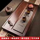 LICHENGZVS品牌整块原黑檀实木茶盘家用茶具托盘办公室排水乌金石茶台 定制选项（勿拍）
