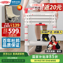 杜邦（DU PONT）【奈固小云梯】梯子家用人字伸缩梯折叠铝合金梯一合即收5步