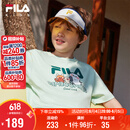 FILA【竹林多彩T】斐乐童装儿童抗菌短袖T恤2025年夏季男女童上衣