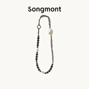 Songmont【蒋奇明同款】山下有松无患绳挂件新中式设计师款时尚百搭包挂 大号 檀棕色 预售17天