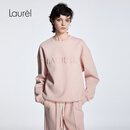 Laurèl【长绒棉】25秋新款宽松休闲logo卫衣女LWD366Z005DX 浅粉色 S