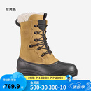 迪卡侬雪地靴户外防水冬季防滑绒加厚棉鞋靴子雪4267336