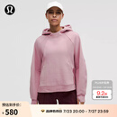 lululemon丨 Scuba 女士宽松款侧开口连帽衫 LW3IU6S 蔷薇粉 M /L