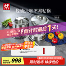 双立人（ZWILLING）锅具套装不锈钢炒锅汤锅蒸笼切菜刀水果刀厨房好物百年经典7件套