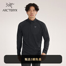 ARC'TERYX始祖鸟 DELTA 1/2 ZIP 保暖 男子 抓绒衫 Black/黑色 M