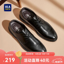 海澜之家HLA皮鞋男士商务休闲系带正装德比鞋子男HAAPXM2DBH172 增高42