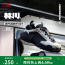李宁（LI-NING）林川 SS透气免系带徒步鞋丨登山鞋男鞋夏季复古运动鞋AGLU143