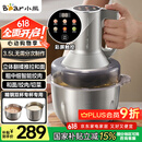 小熊（Bear）绞肉机家用 和面机多功能料理机宝宝辅食机婴儿打泥机搅拌机捣蒜器绞肉绞菜多功能一体机QSJ-W05G3