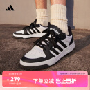 adidas ENTRAP休闲运动板鞋少年感复古篮球鞋男女阿迪达斯 白色/黑色 42
