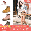 骆驼（CAMEL）【戈壁】工装靴短靴户外登山鞋踢不烂大黄靴女马丁靴 L23W076036土黄 37