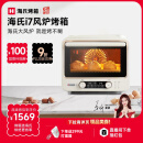 海氏（Hauswirt）i7风炉电烤箱家用专业烘焙多功能大容量空气炸锅一体机升级款 米白色 40L 酥烤&嫩烤双模式