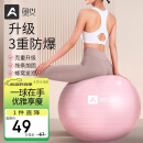 奥义瑜伽球孕妇防爆普拉提健身球大龙球婴儿哄睡萝卜蹲儿童感统训练球