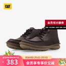 CAT卡特工装靴男士马丁靴防滑厚底户外英伦风牛皮靴子P725410N3EDC17 深褐 43