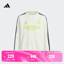 adidas男女大童时尚百搭宽松套头卫衣儿童春季阿迪达斯轻运动 汉玉白     176