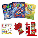 幼儿画报2025年7-8月合刊（内含幼儿画报6期、红袋鼠贴贴乐2张、手工材料纸4张）