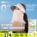 蕉下（beneunder）防晒帽女遮阳帽男防晒面罩口罩磁吸面罩帽太阳帽登山帽子AS721粉