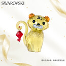 施华洛世奇（SWAROVSKI）新中式老虎桌面仿水晶摆件家居客厅电视乔迁新家工艺礼品5579577