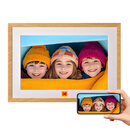 KODAK柯达 1005P 数码相框10.1英寸高清电子相册显示屏摆台结婚礼物照片视频播放器可充电可挂墙 木纹色