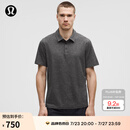 lululemon丨Soft Jersey 男士短袖针织休闲衫 LM3FMZS 杂色黑/杂色石墨灰 L