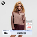 lululemon丨Rain Chaser女士运动夹克 LW4CANS 暮光玫瑰棕 S /6