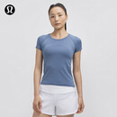 lululemon丨Swiftly Tech 女士运动短袖 T 恤 2.0 *Race LW3DZBS 水洗牛仔蓝/水洗牛仔蓝 XS /4