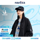 nautica white sail【联名款】白帆×COIN联名宽松休闲男女同款厚外套棉服CPJW3402 黑色0TB XL