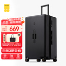 地平线8号（LEVEL8）行李箱 密码拉杆箱女男托运旅行PC箱28英寸大容量 旅行者系列黑色