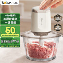 小熊（Bear）绞肉机家用 绞馅机 碎肉机 电动多功能料理搅拌机打肉机饺子肉馅蒜蓉机 搅肉机QSJ-E03C8 约2L