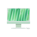 【准新品】Apple/苹果AI电脑/2024款 iMac 24英寸绿色4.5K屏 M4(8+8核) 16G 256G一体式电脑 MWUE3CH/A  