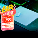 雷蛇（Razer）帝王蝶钢化玻璃游戏鼠标垫 白色