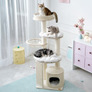 兽牌慕斯实木猫爬架不占地小户型猫架大猫可用猫窝猫抓板一体带太空舱 慕斯猫爬架