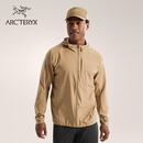 ARC'TERYX始祖鸟 SIMA HOODY 轻量 男子 风壳®夹克 CANVAS/砂陶棕 L