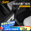 3wauto-life适用特斯拉焕新ModelY/3挡泥板专用门槛条踏板防踩TPE后备箱保护 焕新Model3前后门槛条