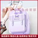 Bellroyinge轻奢品牌小学生书包1-3-6年级女孩儿童防水轻便双肩背包 库洛米紫色大号