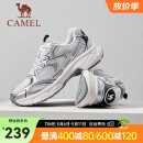 骆驼（CAMEL）【星耀】2025春季新款复古时尚轻便透气软弹舒适情侣休闲老爹鞋 G25S852108 月影灰 女 37