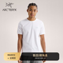 ARC'TERYX始祖鸟 CAPTIVE ARC'WORD SS 轻量 男子 棉质短袖T恤 WHITE LIGHT/石膏白 M