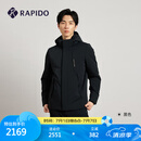 Rapido【新品】雳霹道2025年春夏男士新年红色可拆卸帽棉服CN5Z38P01 黑色 L 175/92A