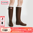 HUNTER雨靴refined雨鞋女露营防水高筒长靴靴子户外鞋防水鞋 深巧色/EPD（新色） 38