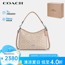 蔻驰（COACH）【品牌直供】女士LAUREL中号手提单肩斜挎包流浪包 人造革