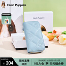 暇步士（Hush Puppies）女士钥匙包时尚简约收纳包菱格零钱包便携卡包送女友生日礼物