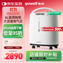 鱼跃（Yuwell）制氧机医用吸氧机家用老人5L升级氧气机6L7F-6W中重度缺氧